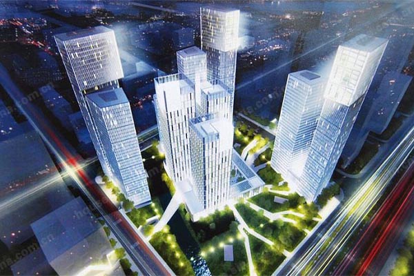 上海小黄鸭官方为南京金融城提供橡胶软接头