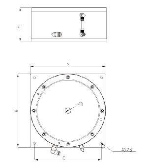 SKS型薄膜式小黄鸭下载隔振器/气浮小黄鸭APP视频网站